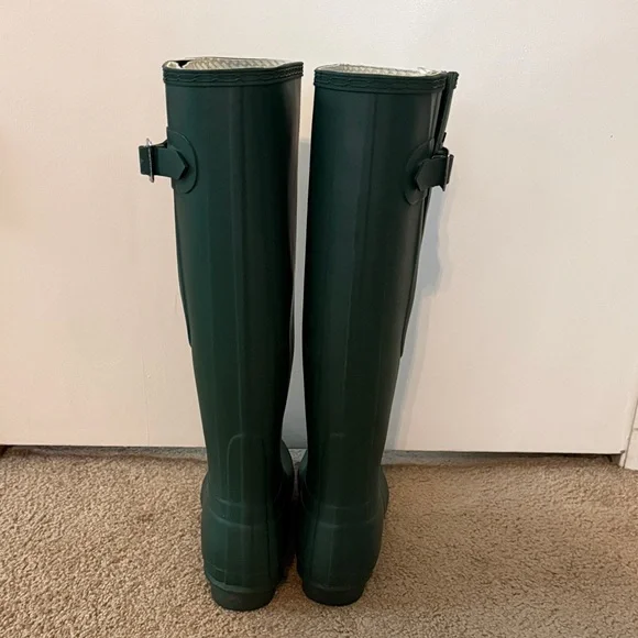 Hunter Forest Green Waterproof Boots - Picture 5 of 6